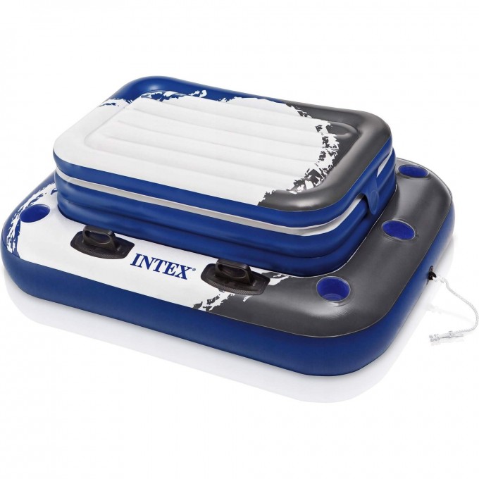 Бар-холодильник плавающий INTEX , квадратный 122х97 см 58821 Бар-холодильник плавающий INTEX , квадратный 122х97 см 58821