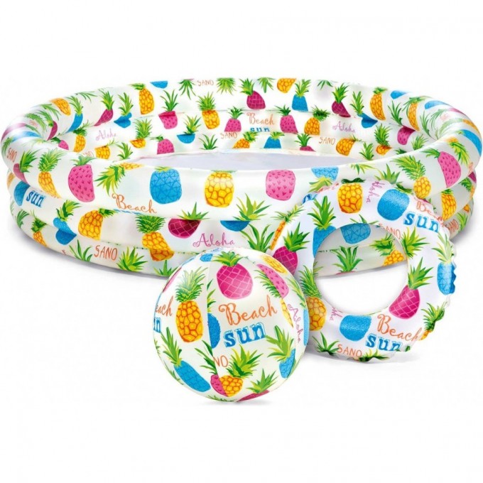 Бассейн надувной INTEX «ПОДВОДНЫЙ МИР» , 132 х 28 см, от 3 лет, микс 59469 Бассейн надувной INTEX «ПОДВОДНЫЙ МИР» , 132 х 28 см, от 3 лет, микс 59469