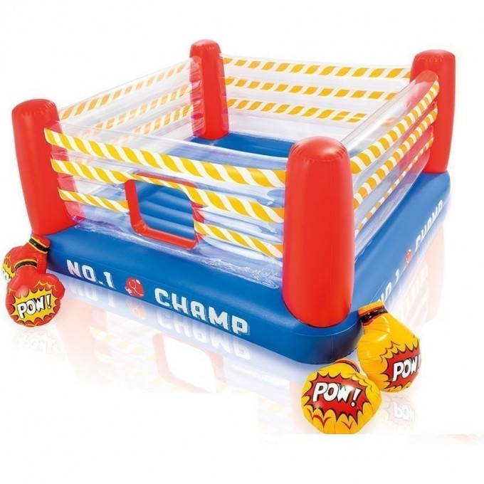 Батут INTEX «РИНГ» , 2 набора перчаток, 226 х 226 х 110 см, от 5-7 лет 48250 Батут INTEX «РИНГ» , 2 набора перчаток, 226 х 226 х 110 см, от 5-7 лет 48250