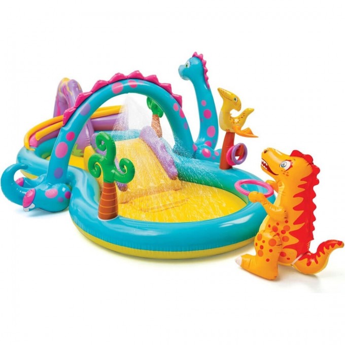 Игровой центр INTEX «ДРАКОША» , с распылителем, 333 х 229 х 112 см, от 3 лет 57135 Игровой центр INTEX «ДРАКОША» , с распылителем, 333 х 229 х 112 см, от 3 лет 57135