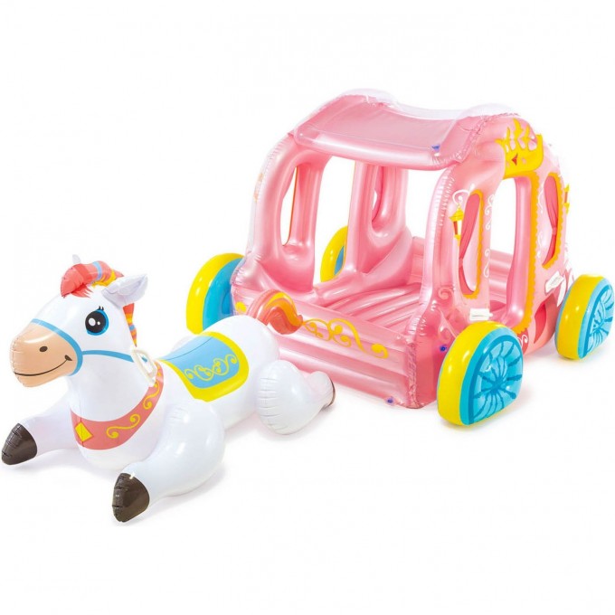 Игровой центр INTEX «КАРЕТА ПРИЦЕССЫ» , 145 х 135 х 104 см, от 3 лет 56514 Игровой центр INTEX «КАРЕТА ПРИЦЕССЫ» , 145 х 135 х 104 см, от 3 лет 56514