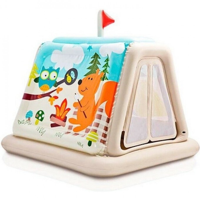 Игровой домик INTEX "КЕМПИНГ" 127х112х116см 3-6 лет 48634 Игровой домик INTEX "КЕМПИНГ" 127х112х116см 3-6 лет 48634