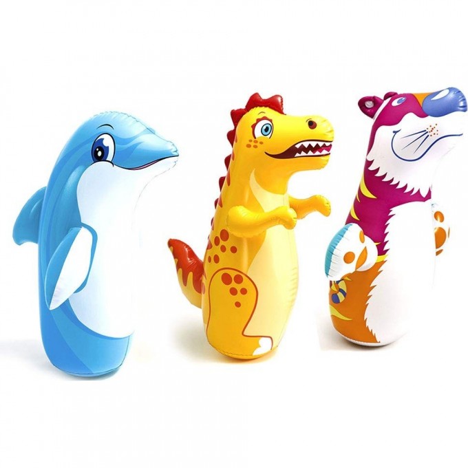 Игрушка надувная INTEX «Зверюшка-неваляшка», от 3 лет желтый 44669 Игрушка надувная INTEX «Зверюшка-неваляшка», от 3 лет желтый 44669