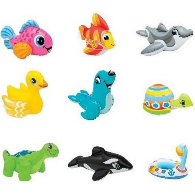 Игрушка надувная INTEX «ЗВЕРЮШКИ» от 2 лет 58590 Игрушка надувная INTEX «ЗВЕРЮШКИ» от 2 лет 58590