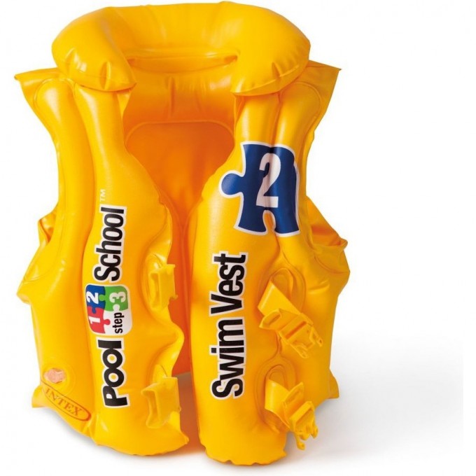 Жилет надувной INTEX «Школьник», 50 х 47 см, от 3-6 лет 58660 Жилет надувной INTEX «Школьник», 50 х 47 см, от 3-6 лет 58660