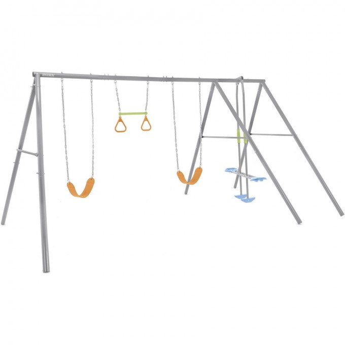 Качели детские INTEX "ЧЕТЫРЕ КАЧЕЛИ" 467х254х211см от 3 до 10 лет 44131 Качели детские INTEX "ЧЕТЫРЕ КАЧЕЛИ" 467х254х211см от 3 до 10 лет 44131