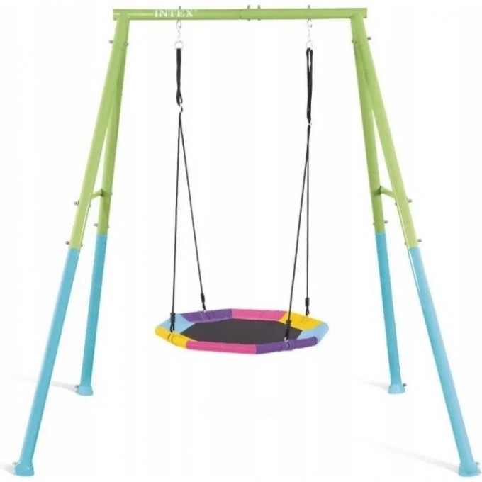 Качели детские INTEX "ГНЕЗДО" 203х254х211см от 3 до 10 лет 44111 Качели детские INTEX "ГНЕЗДО" 203х254х211см от 3 до 10 лет 44111