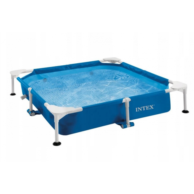 Каркасный бассейн Intex 152х152х30см для животных, фил.-насос 1136л/ч, скиммер, тент, уп.1 48402