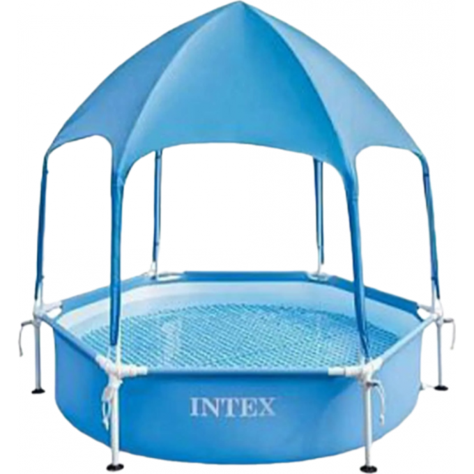 Каркасный бассейн INTEX CANOPY METAL FRAME 183х38см с навесом 700л 28209 Каркасный бассейн INTEX CANOPY METAL FRAME 183х38см с навесом 700л 28209