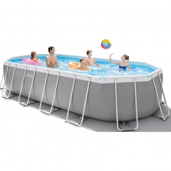 Каркасный бассейн INTEX PRISM FRAME OVAL 26798 610х305x122см, фильтр-насос, лестница, тент, подстилка Каркасный бассейн INTEX PRISM FRAME OVAL 26798 610х305x122см, фильтр-насос, лестница, тент, подстилка