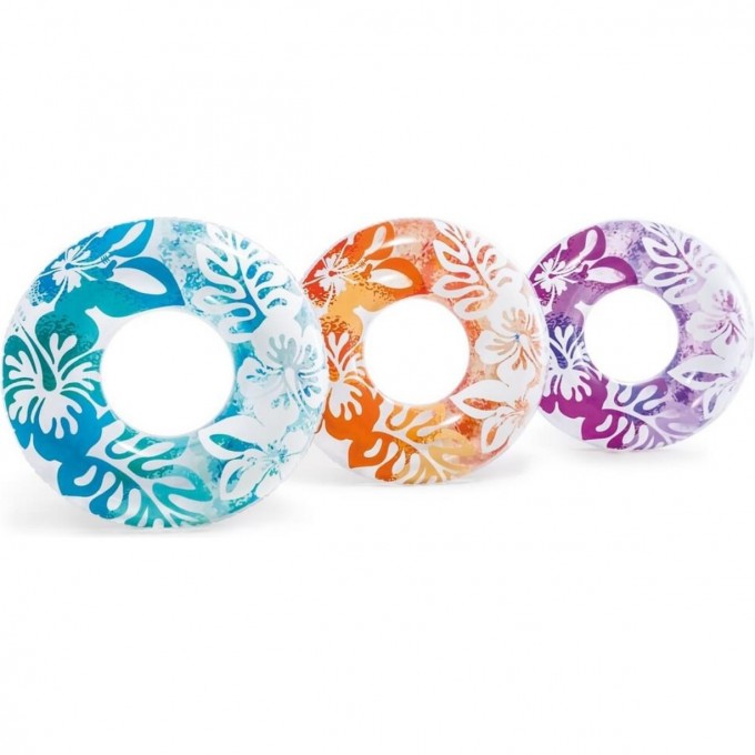 Круг для плавания INTEX «ЯСНЫЙ ЦВЕТ» , от 9 лет, микс 59251 Круг для плавания INTEX «ЯСНЫЙ ЦВЕТ» , от 9 лет, микс 59251