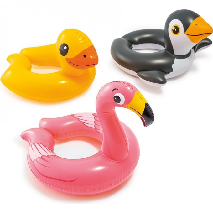 Круг для плавания INTEX «ЗВЕРЮШКИ» 3-6 лет желтый 59220 Круг для плавания INTEX «ЗВЕРЮШКИ» 3-6 лет желтый 59220