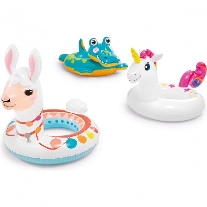 Круг для плавания INTEX «ЗВЕРЮШКИ» , от 3-6 лет Белый 58221 Круг для плавания INTEX «ЗВЕРЮШКИ» , от 3-6 лет Белый 58221