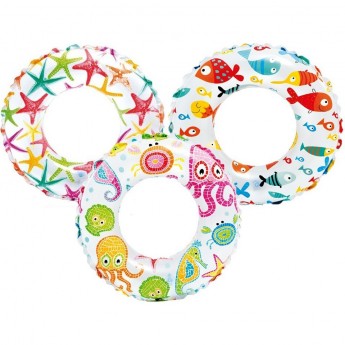 Круг для плавания INTEX «ЗВЕЗДЫ» 59241 61см, от 6-10 лет микс