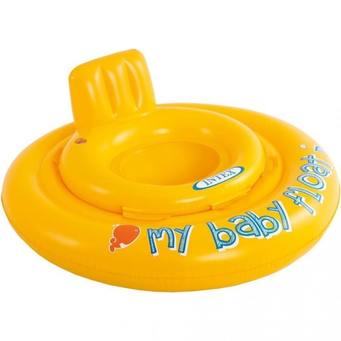 Круг для плавания с сиденьем INTEX MY BABY FLOAT , 70 см, от 6-12 месяцев 56585 Круг для плавания с сиденьем INTEX MY BABY FLOAT , 70 см, от 6-12 месяцев 56585