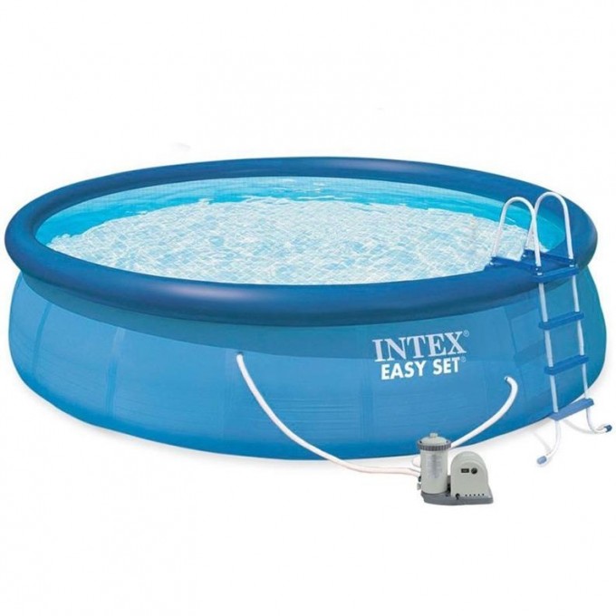 Круглый надувной бассейн INTEX EASY SET (549х122 см, 20647 л) 28176 Круглый надувной бассейн INTEX EASY SET (549х122 см, 20647 л) 28176