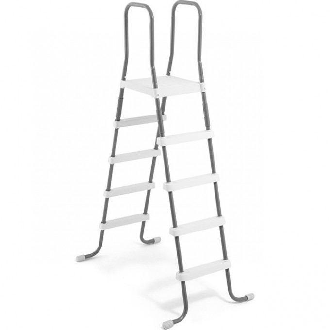 Лестница для бассейнов INTEX до 132 см, 4 ступеньки, с площадкой 28067 Лестница для бассейнов INTEX до 132 см, 4 ступеньки, с площадкой 28067