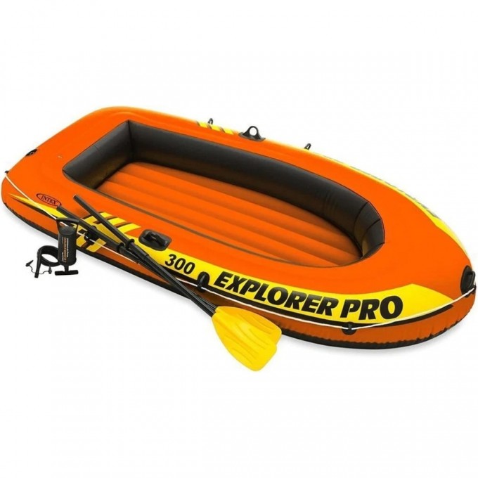 Лодка INTEX EXPLORER PRO 300 , 3 местная, 244 х 117 х 36 см, вёсла, ручной насос, до 200 кг 58358 Лодка INTEX EXPLORER PRO 300 , 3 местная, 244 х 117 х 36 см, вёсла, ручной насос, до 200 кг 58358