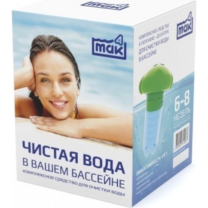Мультифункциональный препарат четыре-в-одном. Для семейных и детских бассейнов Intex 10037 Мультифункциональный препарат четыре-в-одном. Для семейных и детских бассейнов Intex 10037