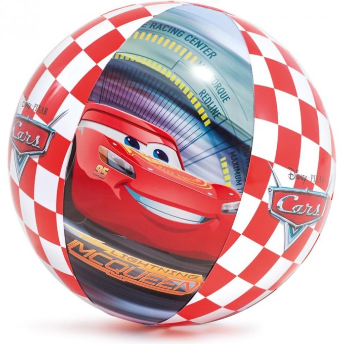 Мяч пляжный INTEX «Тачки», d=61 см, от 3 лет 58053 Мяч пляжный INTEX «Тачки», d=61 см, от 3 лет 58053