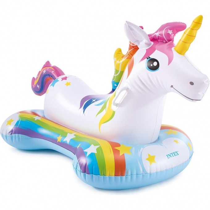 Надувная игрушка-наездник INTEX "ЕДИНОРОГ" до 40кг, от 3 лет 57552 Надувная игрушка-наездник INTEX "ЕДИНОРОГ" до 40кг, от 3 лет 57552