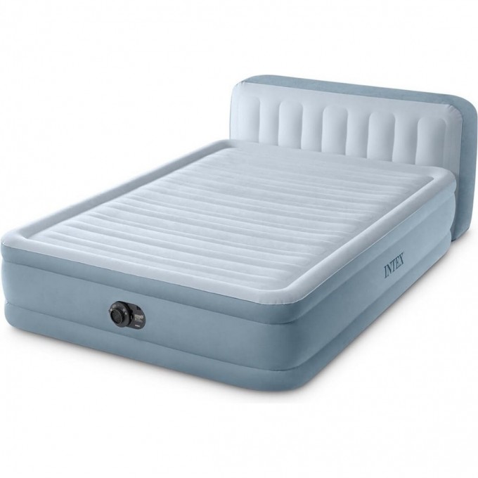 Надувная кровать INTEX 152х236х86см со спинкой, встроенный насос 220В, до 272кг 64450 Надувная кровать INTEX 152х236х86см со спинкой, встроенный насос 220В, до 272кг 64450