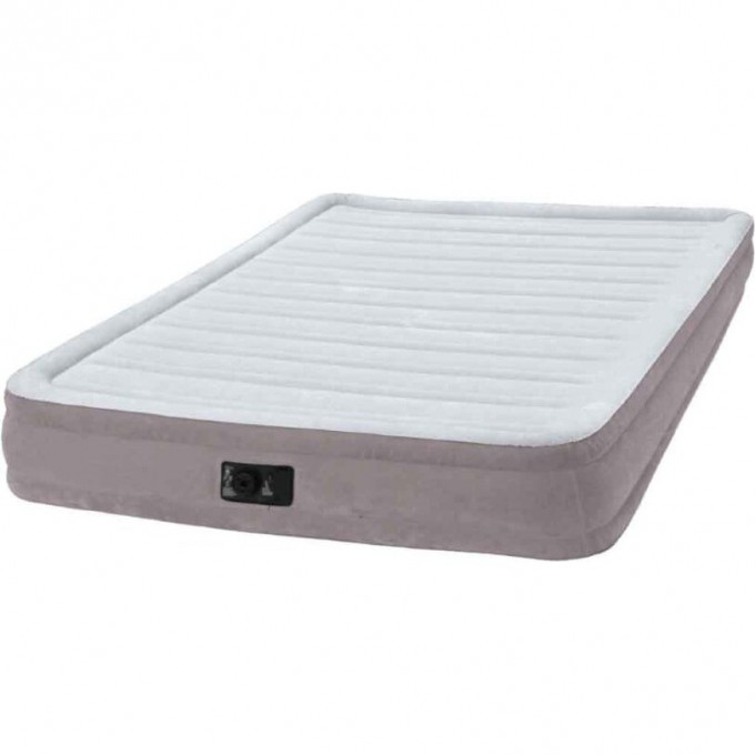 Надувная кровать INTEX COMFORT-PLUSH 152х203х33см, встроенный насос 220V 67770 Надувная кровать INTEX COMFORT-PLUSH 152х203х33см, встроенный насос 220V 67770