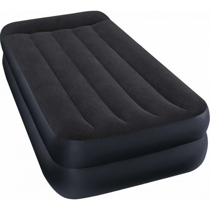 Надувная кровать INTEX PILLOW REST RAISED BED 99х191х42см с подголовником, встроенный насос 220V 64122 Надувная кровать INTEX PILLOW REST RAISED BED 99х191х42см с подголовником, встроенный насос 220V 64122