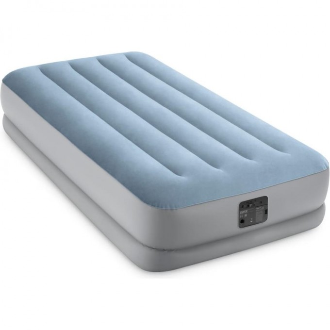 Надувная кровать INTEX RAISED COMFORT с подголовником, встроенный насос 220В, до 136кг 64166 Надувная кровать INTEX RAISED COMFORT с подголовником, встроенный насос 220В, до 136кг 64166