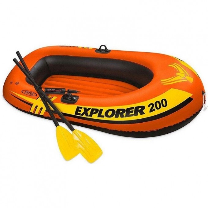 Надувная лодка INTEX EXPLORER 200 set (до 95кг) 185х94х41см + весла/насос от 6лет 58331 Надувная лодка INTEX EXPLORER 200 set (до 95кг) 185х94х41см + весла/насос от 6лет 58331