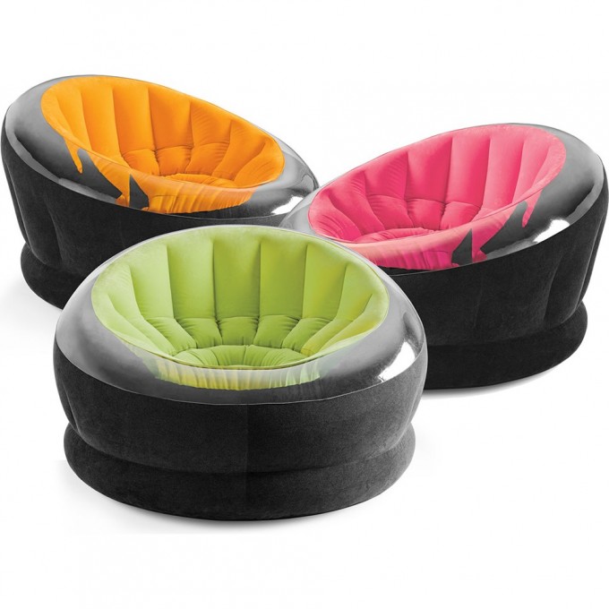 Надувное кресло INTEX Empire 112х109х69см 3 цвета 68582 Надувное кресло INTEX Empire 112х109х69см 3 цвета 68582