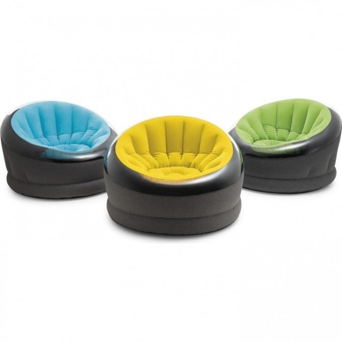 Надувное кресло INTEX EMPIRE 112х109х69см, цвет желтый 66582 Надувное кресло INTEX EMPIRE 112х109х69см, цвет желтый 66582