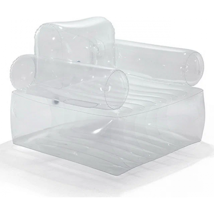 Надувное кресло INTEX TRANSPARENT ARMCHAIR 109х107х79 см 66502 Надувное кресло INTEX TRANSPARENT ARMCHAIR 109х107х79 см 66502