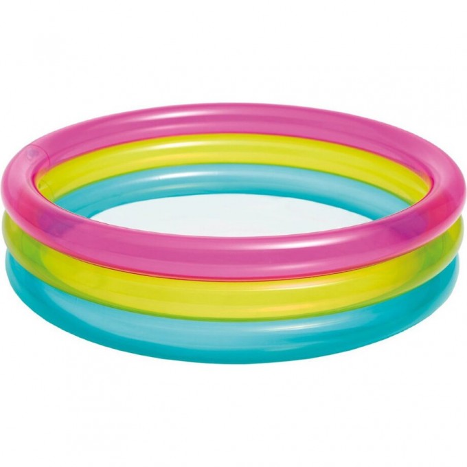 Надувной бассейн INTEX РАДУГА 59104 57104 Надувной бассейн INTEX РАДУГА 59104 57104