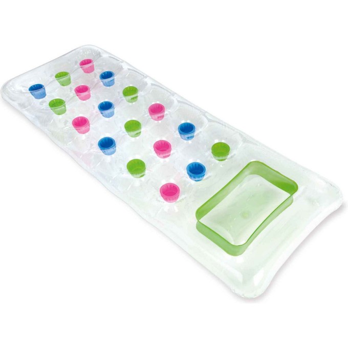 Надувной матрас для плавания INTEX 188х71 см с окном, до 100 кг, от 14 лет, зеленый 59894 ZELEHYII Надувной матрас для плавания INTEX 188х71 см с окном, до 100 кг, от 14 лет, зеленый 59894 ZELEHYII