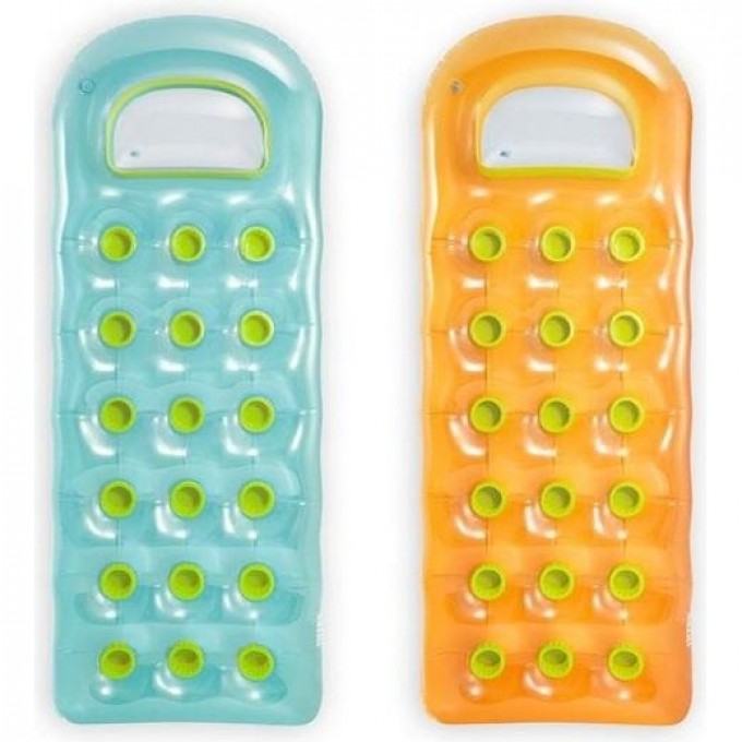 Надувной матрас для плавания INTEX 188х71см с окном до 100кг, от 14 лет 2 цвета 59895 Надувной матрас для плавания INTEX 188х71см с окном до 100кг, от 14 лет 2 цвета 59895