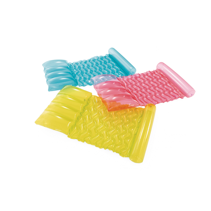 Надувной матрас для плавания INTEX "ПРОЗРАЧНАЯ ВОДА" 173х89см до 100кг, 3 цвета 58725 Надувной матрас для плавания INTEX "ПРОЗРАЧНАЯ ВОДА" 173х89см до 100кг, 3 цвета 58725