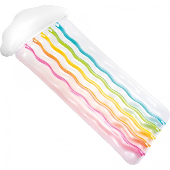 Надувной матрас для плавания INTEX "РАДУЖНОЕ ОБЛАКО" 180х86х25 см 56804 Надувной матрас для плавания INTEX "РАДУЖНОЕ ОБЛАКО" 180х86х25 см 56804