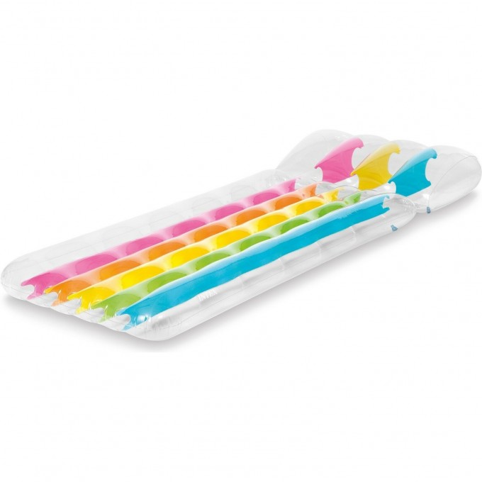 Надувной матрас INTEX РАДУЖНЫЙ для плавания 203х84см 58724 Надувной матрас INTEX РАДУЖНЫЙ для плавания 203х84см 58724