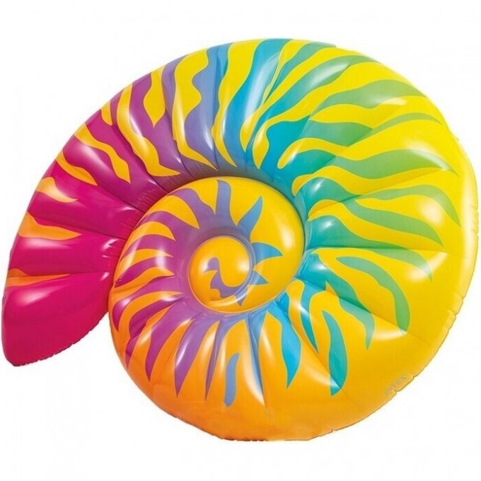 Надувной матрас-плот для плавания 157х127х25см INTEX Радужная ракушка до 100кг 58791 Надувной матрас-плот для плавания 157х127х25см INTEX Радужная ракушка до 100кг 58791