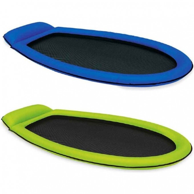 Надувной матрас-шезлонг для плавания INTEX сетчатый 178х94см с подголовником до 100кг 2 цвета, 1 шт 58836 Надувной матрас-шезлонг для плавания INTEX сетчатый 178х94см с подголовником до 100кг 2 цвета, 1 шт 58836