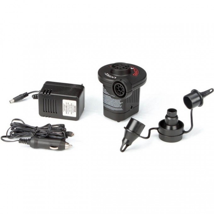 Насос электрический/автомобильный INTEX , 3 насадки 66634 Насос электрический/автомобильный INTEX , 3 насадки 66634