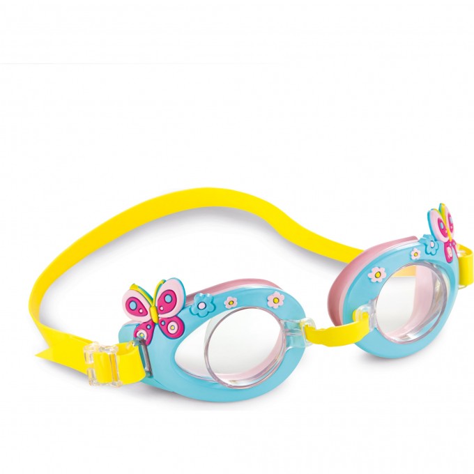 Очки для плавания INTEX "ЗАБАВНЫЕ" от 3 до 8 лет, голубой 55610 GOLYBOI Очки для плавания INTEX "ЗАБАВНЫЕ" от 3 до 8 лет, голубой 55610 GOLYBOI